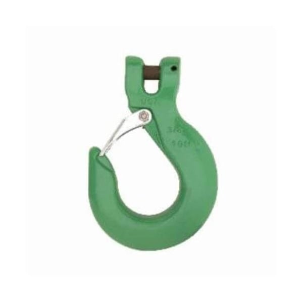 Campbell Chain & Fittings QuikAlloy 5746895 Sling Hook With Latch, 12 In Trade, 15000 Lb Load, 100 Grade, Clevis, 5746895PL 5746895PL - main